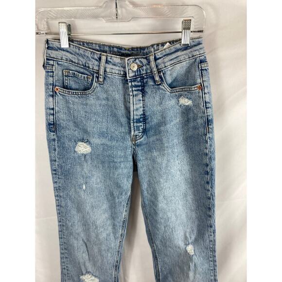 Old Navy Extra High Rise Kicker Boot Cut Jeans Size 0 - Picture 2 of 6
